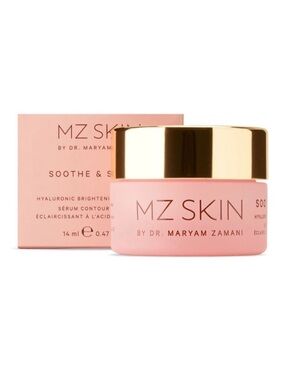MZ SKIN Soothe & Smooth Hyaluronic Brightening Eye Complex Cream NEW Full Size